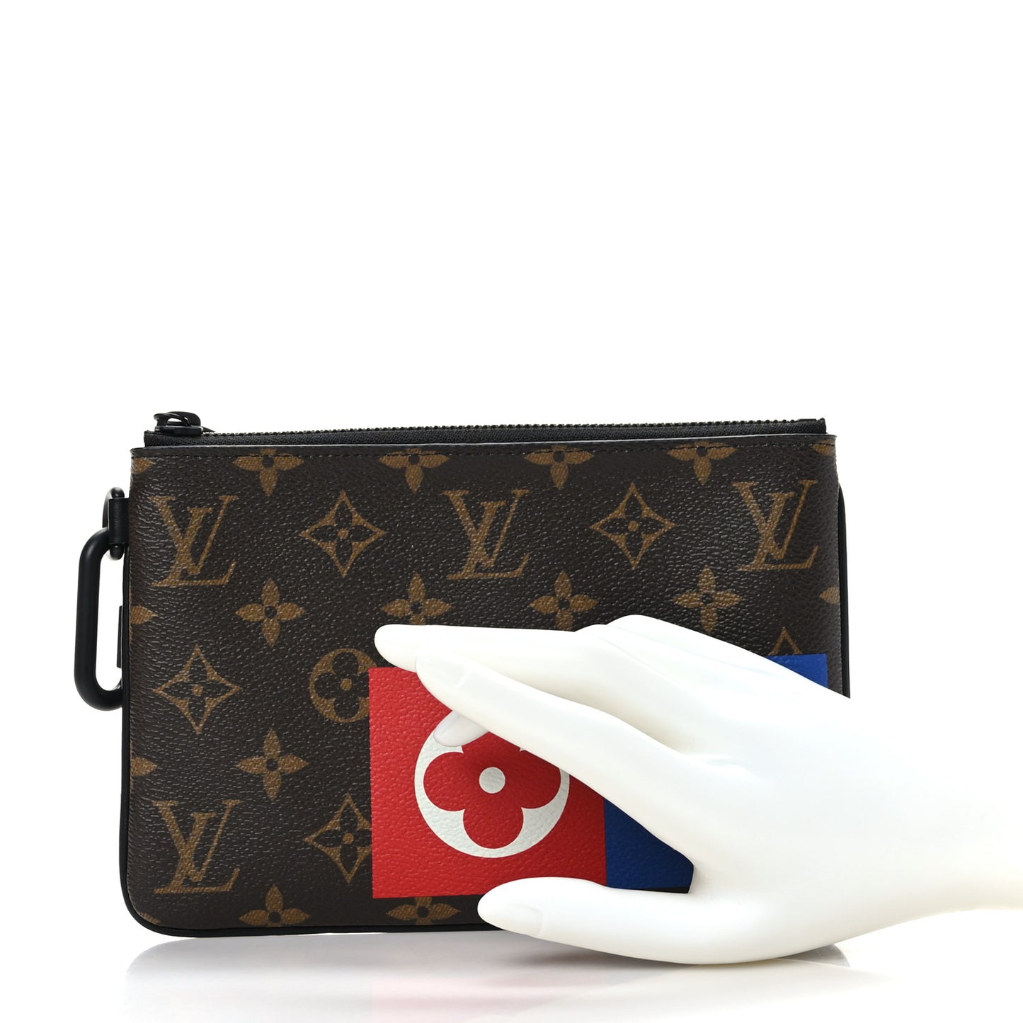 Monogram Logo Story Zipped Pouch