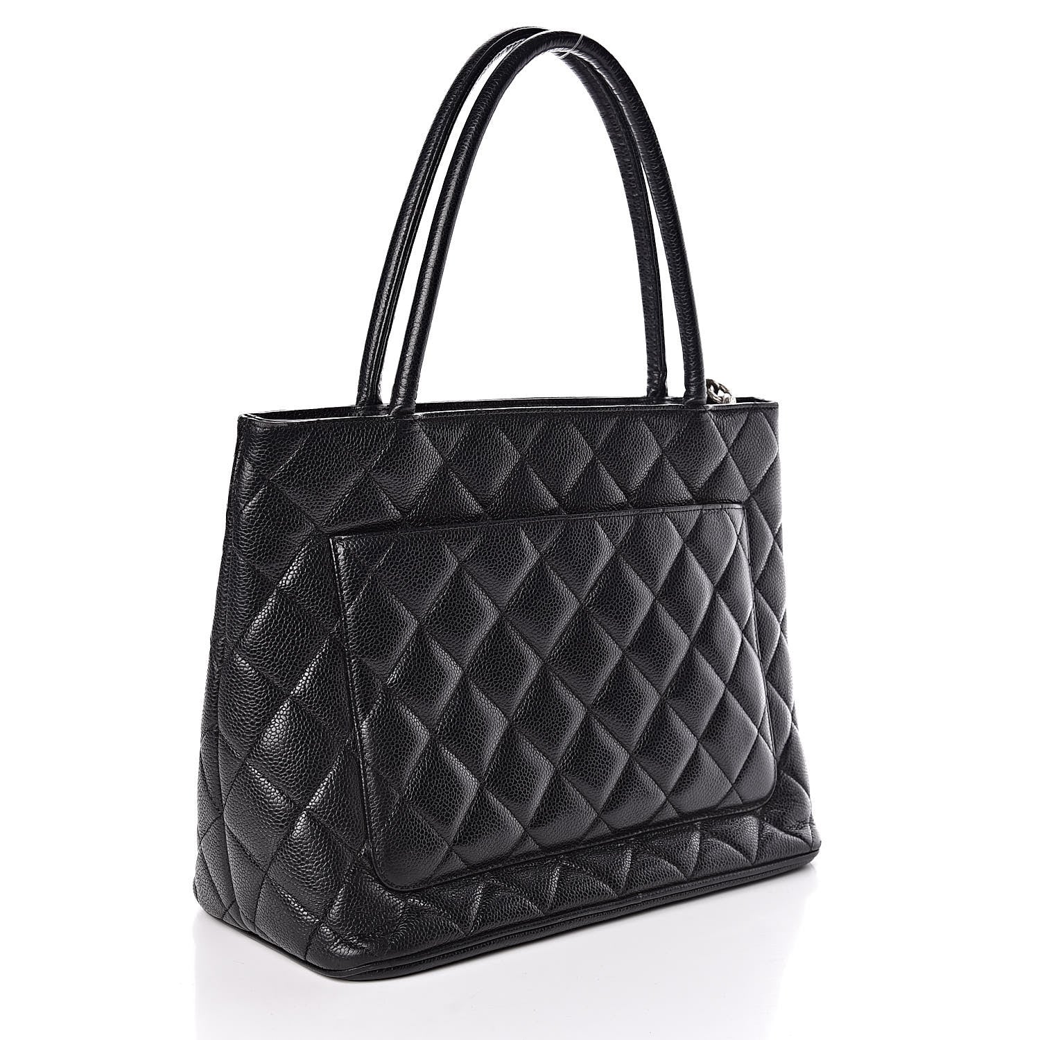 Chanel Caviar Quilted Medallion Tote Black 3 of 13