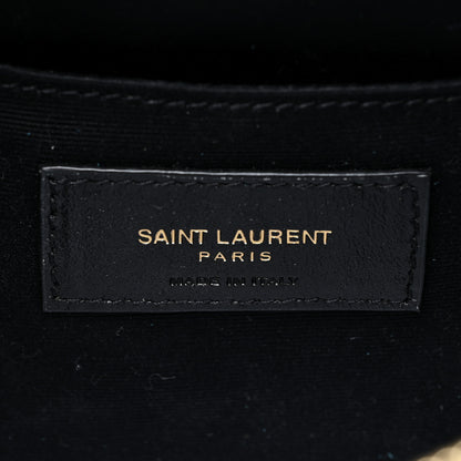 Saint Laurent Calfskin Matelasse Monogram Lou Camera Bag Sea Turquoise 6 of 11