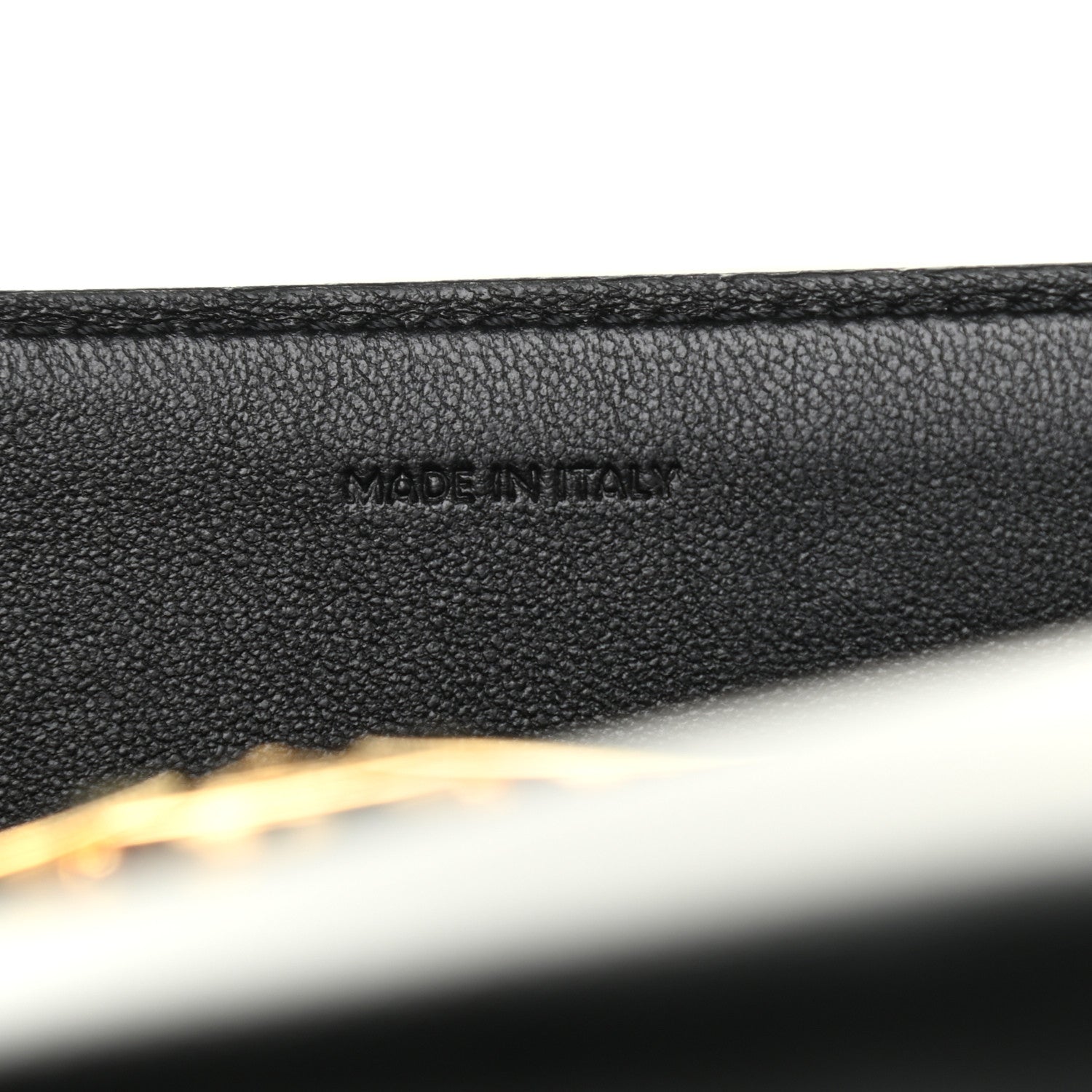 Celine Shiny Calfskin Triomphe Clutch Black 7 of 18
