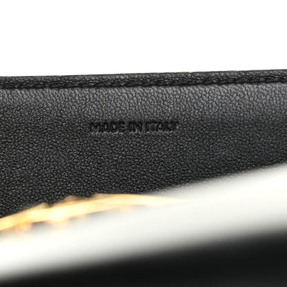 Celine Shiny Calfskin Triomphe Clutch Black 7 of 18