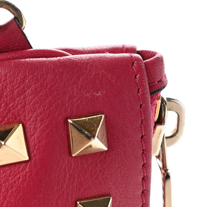 Valentino Garavani Vitello Rockstud Zip Wristlet Pouch Cyclamin 12 of 15
