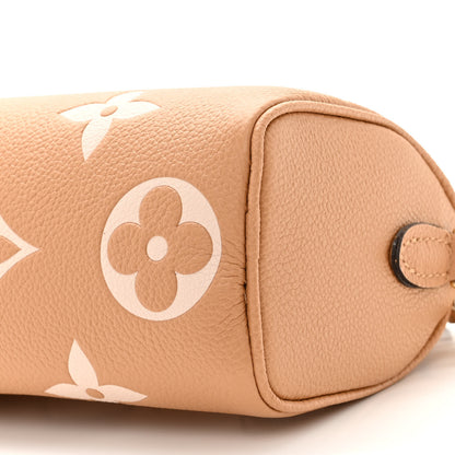 Louis Vuitton Empreinte Monogram Giant Nano Speedy Arizona Creme 9 of 10