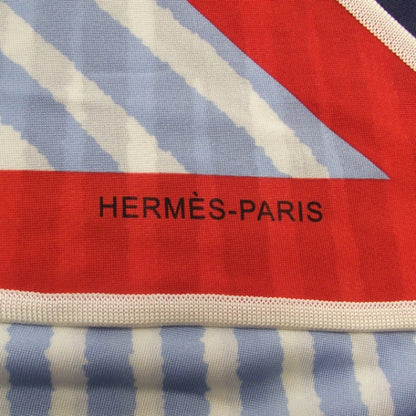 Hermes Silk Jersey La Mediterranee Triangle Scarf 5 of 6