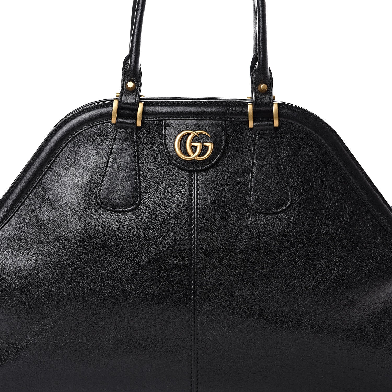 Gucci Calfskin Large Re(Belle) Top Handle Bag Black 7 of 10
