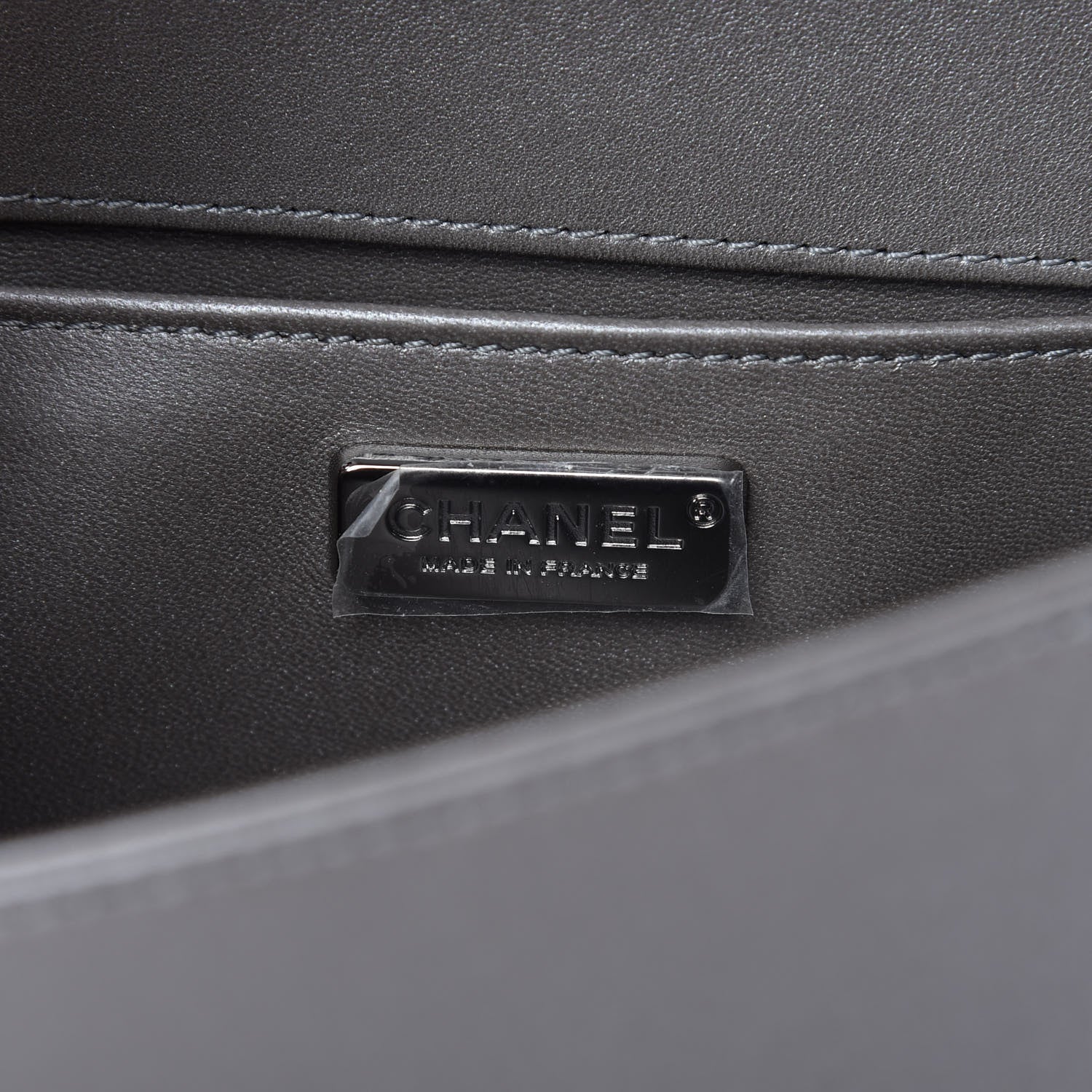 Chanel Galuchat Stingray Small Boy Flap Silver 8 of 10