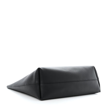 Saint Laurent Calfskin Large Shopping Tote Black 5 of 14
