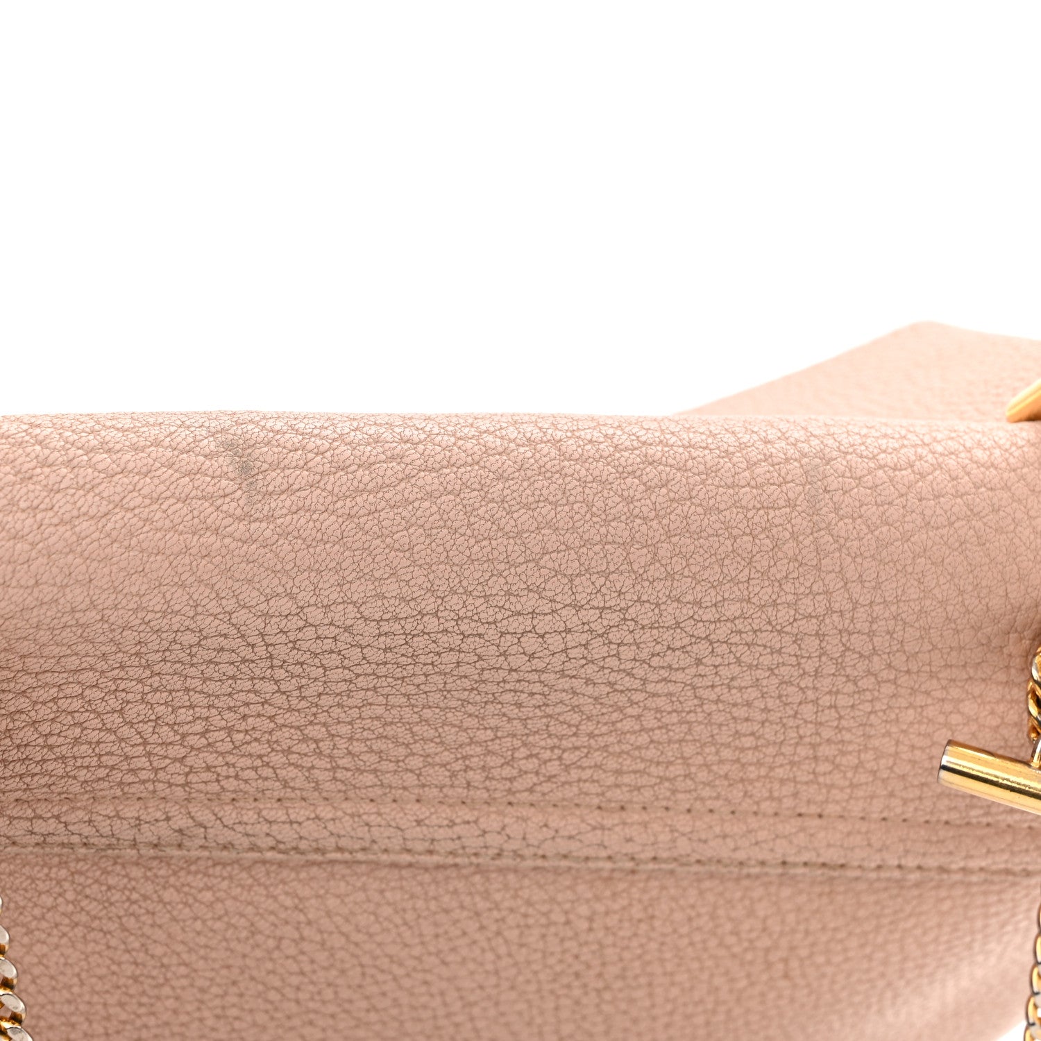 Chloe Grained Lambskin Drew Shoulder Bag Cement Pink 15 of 17