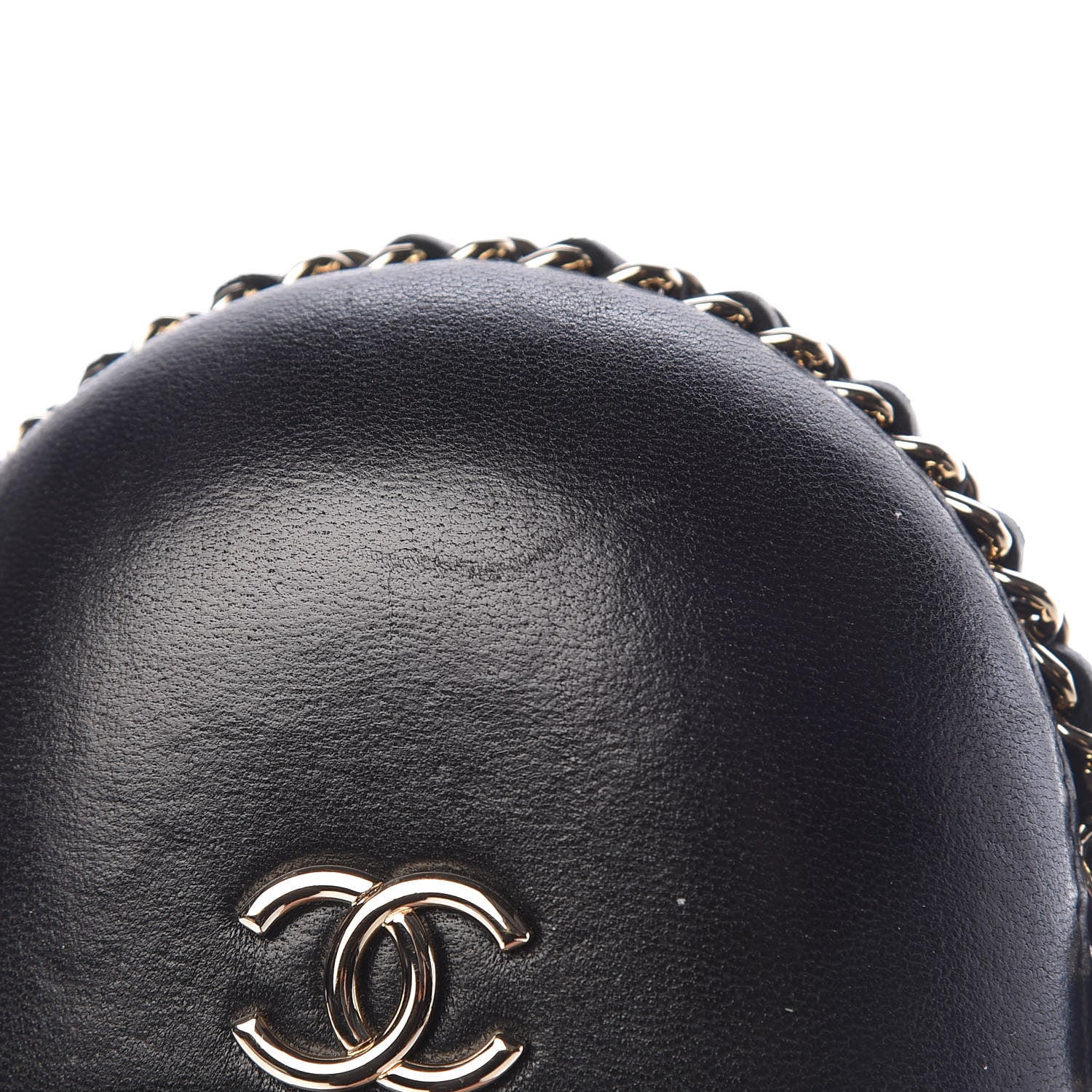 Chanel Lambskin Chain Around Phone Holder Black 11 of 13