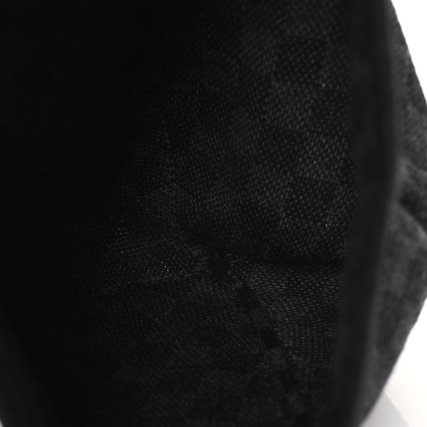 Wool Bonnet Petit Damier Graphite Beanie Hat