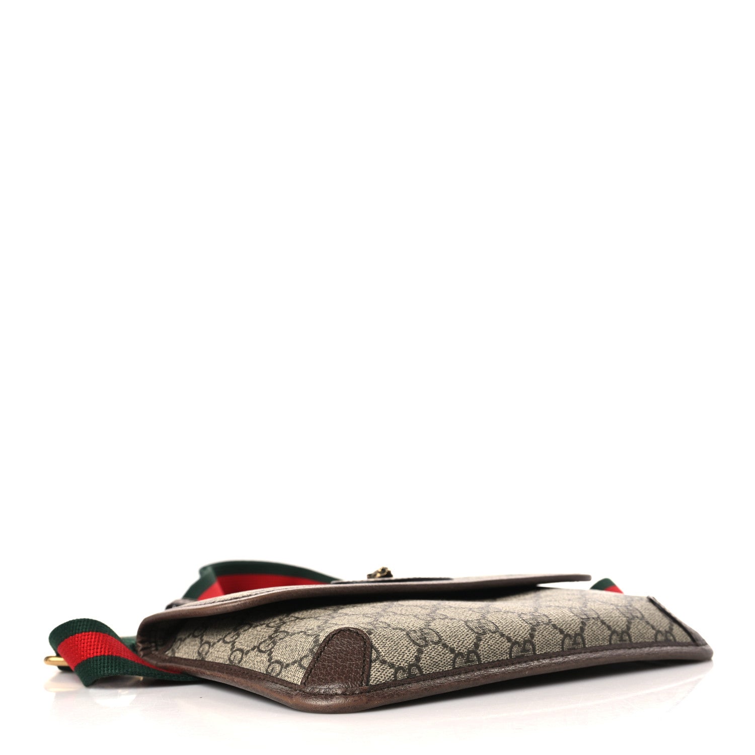 Gucci GG Supreme Monogram Neo Vintage Web Belt Bag Brown 4 of 9