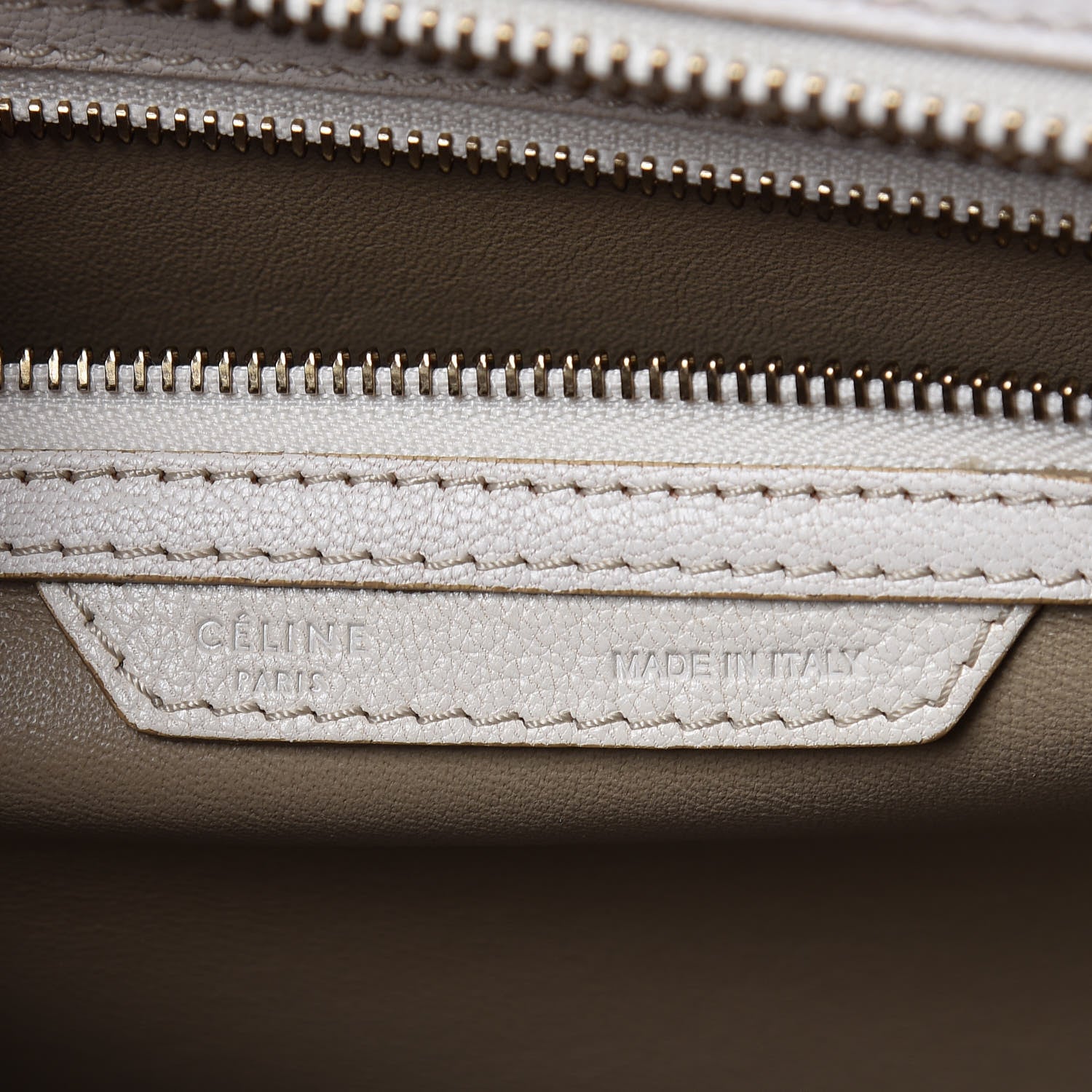 Celine Goatskin Mini Luggage White 7 of 21