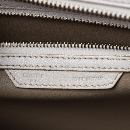 Celine Goatskin Mini Luggage White 7 of 21