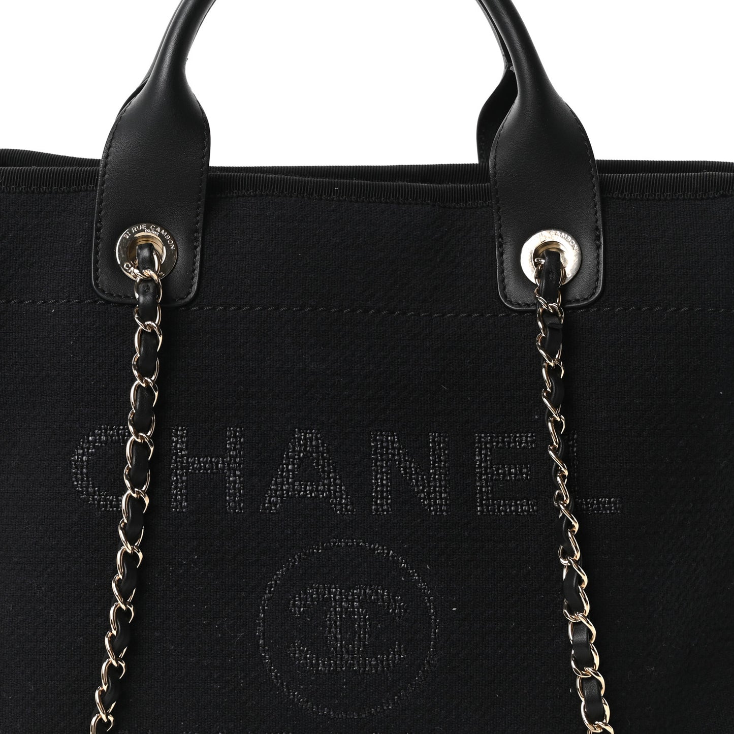 Mixed Fibers Small Deauville Tote Black