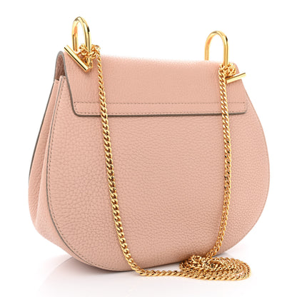 Chloe Grained Lambskin Drew Shoulder Bag Cement Pink 3 of 10