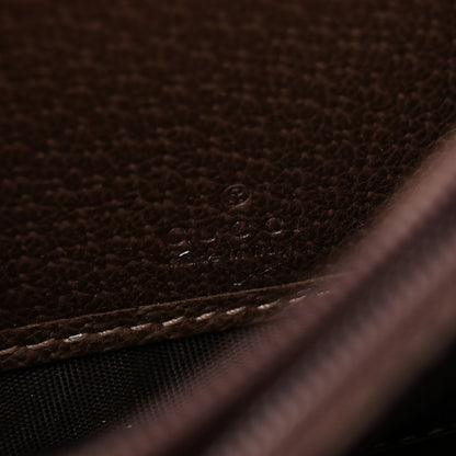 Gucci GG Supreme Monogram Web Ophidia Wallet On Chain Brown 7 of 11