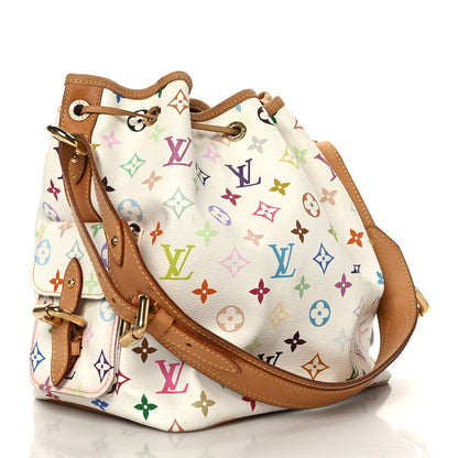 Louis Vuitton Monogram Multicolor Petit Noe White 3 of 9