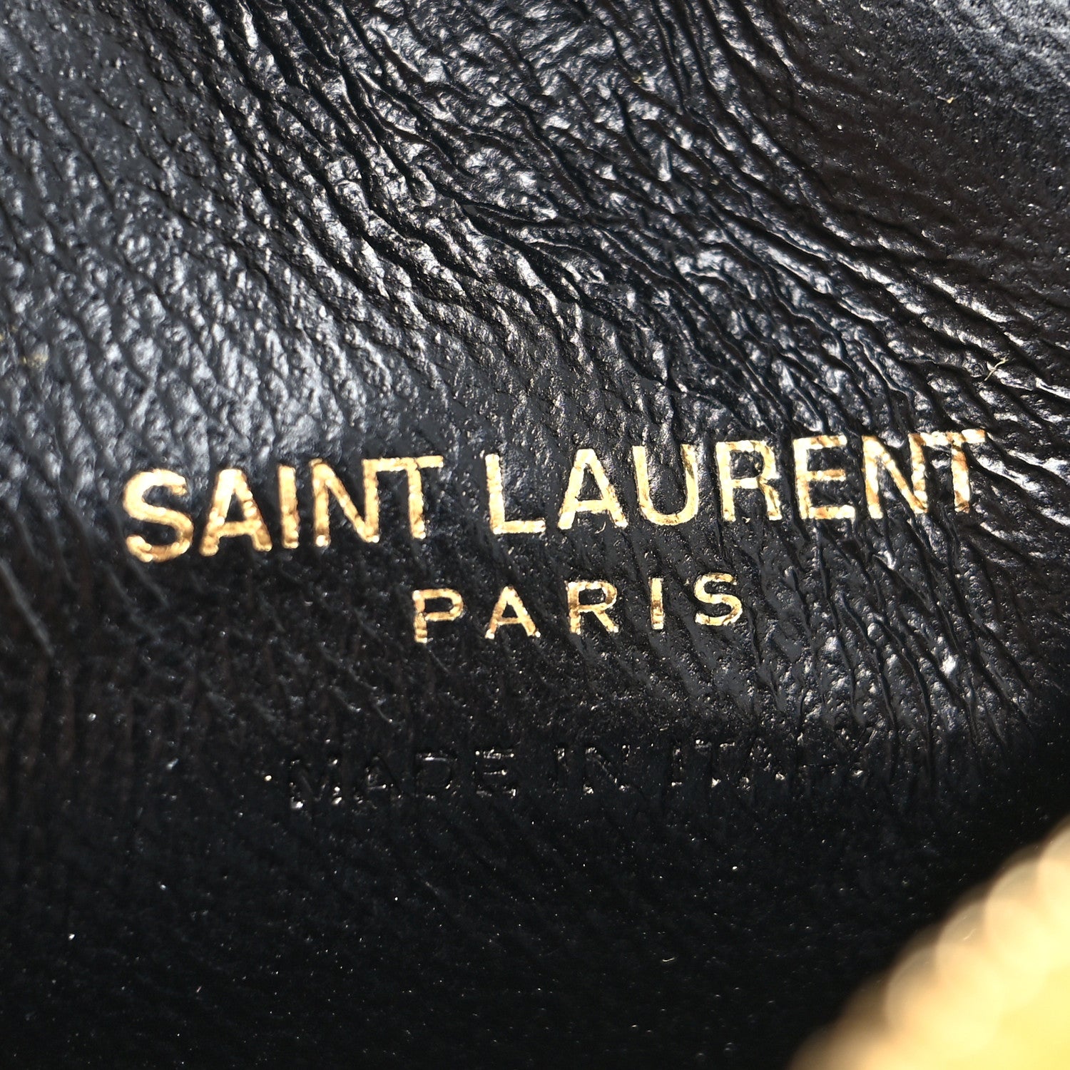 Saint Laurent Suede Lambskin Jaime Cube Charm Keychain Sunflower 6 of 7