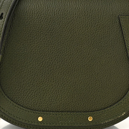 Chloe Calfskin Suede Small Nile Bracelet Bag Forest Green 8 of 11