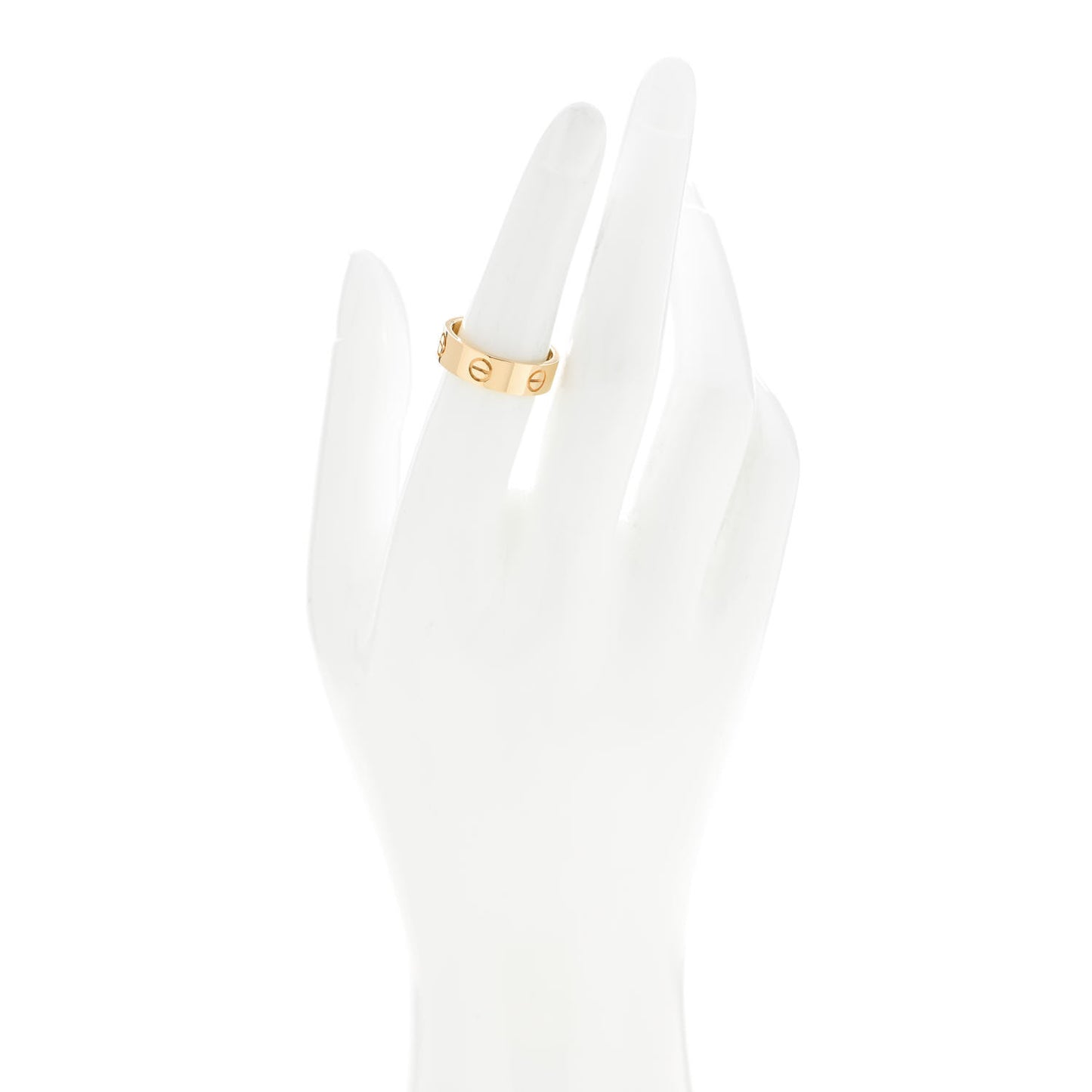 18K Yellow Gold 5.5mm LOVE Ring 53 6.5
