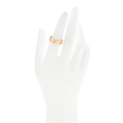 Cartier 18K Yellow Gold 5.5mm LOVE Ring 53 6.5 2 of 6
