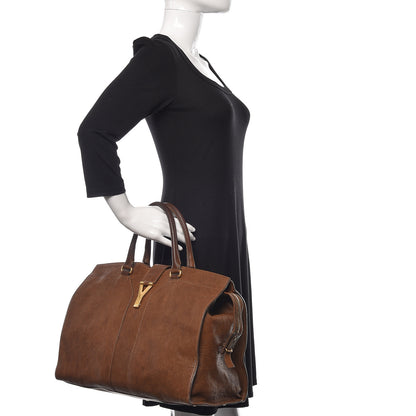 Saint Laurent Sheepskin Large Cabas ChYc Biscuit 2 of 26