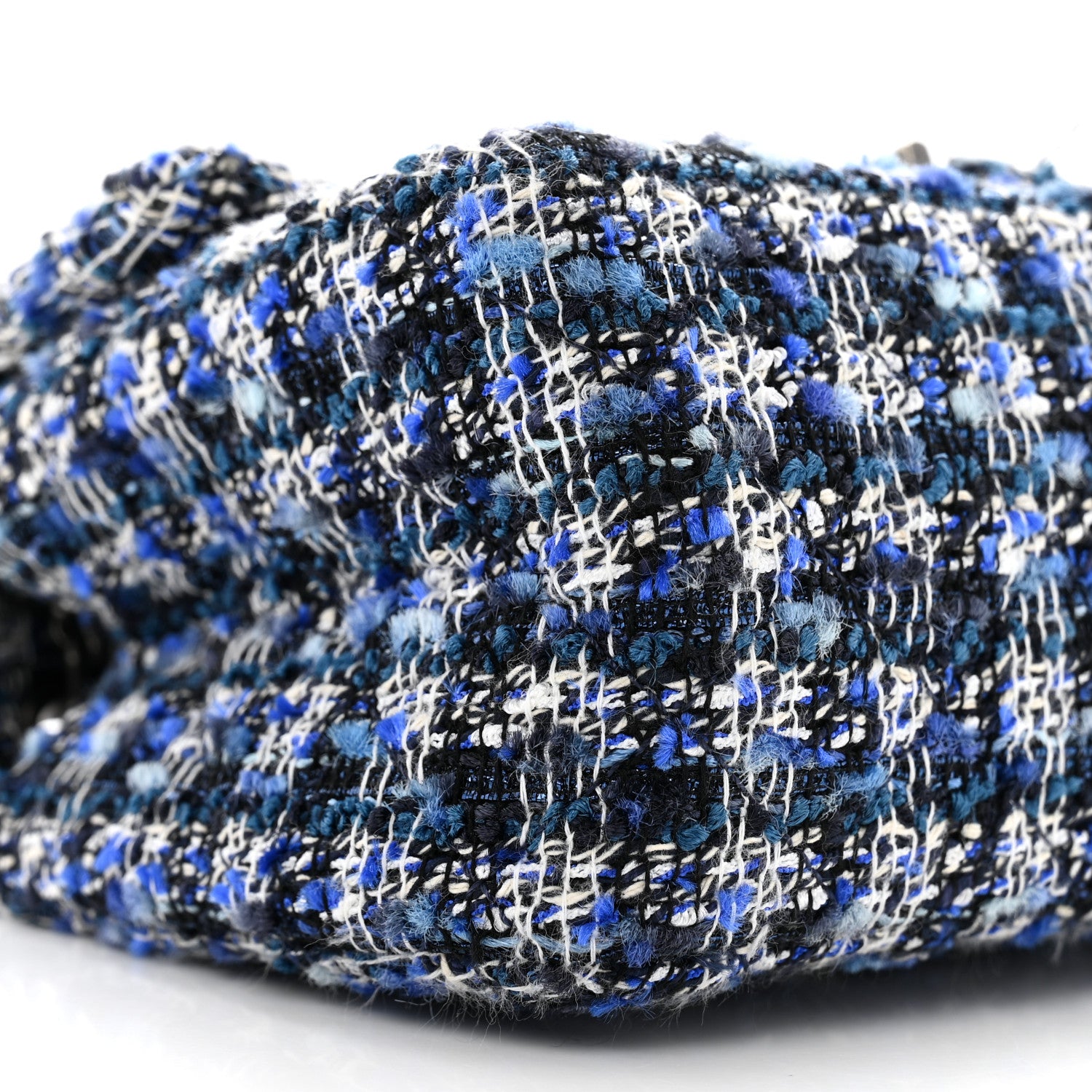 Chanel Tweed Quilted 2.55 Reissue Mini Flap Blue 9 of 11
