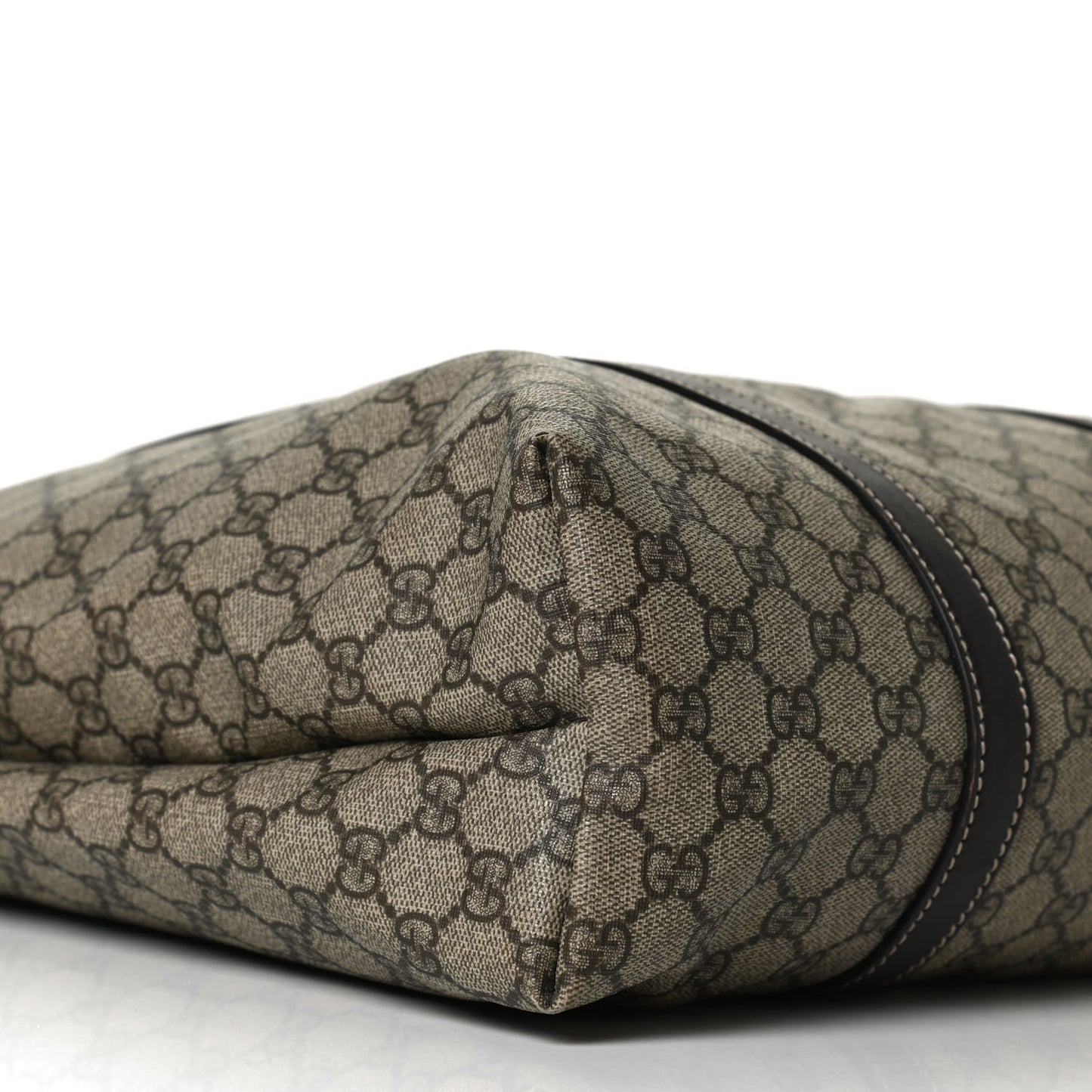 GG Plus Monogram Joy Vertical Tote Dark Brown
