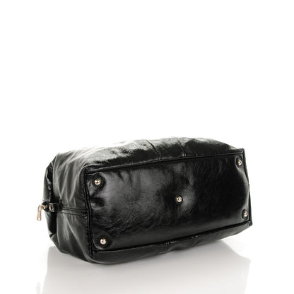 Saint Laurent Textured Patent Medium Easy Sac Black 4 of 7