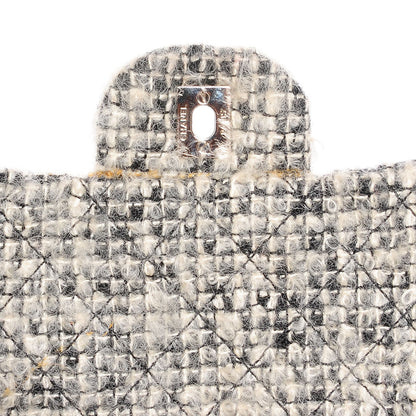 Chanel Mohair Swarovski Crystal Jumbo Flap Grey 9 of 9