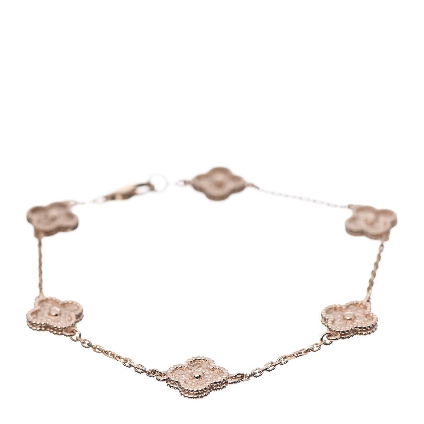 18K Rose Gold 6 Motifs Sweet Alhambra Bracelet