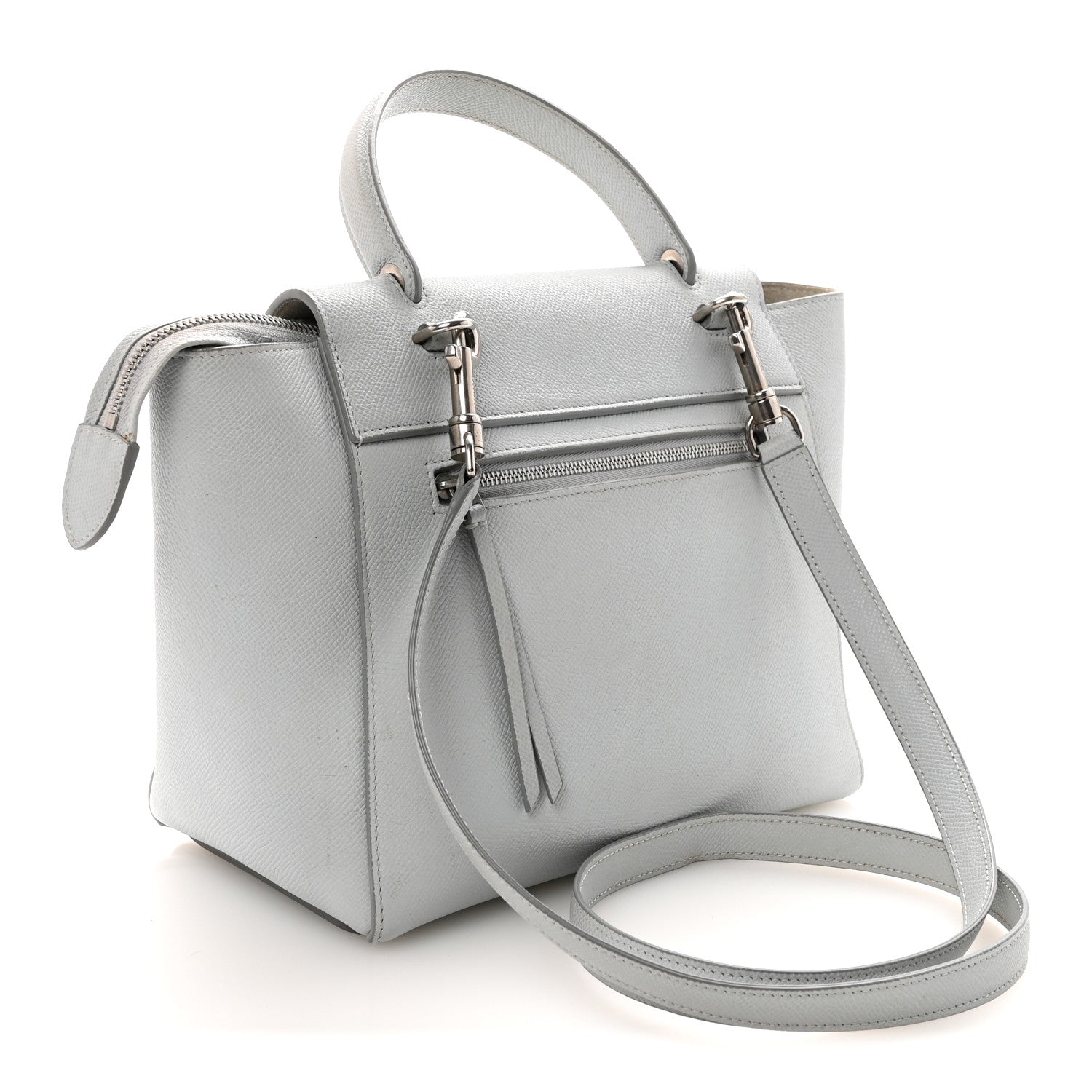 Celine Grained Calfskin Micro Belt Bag Cloud 3 of 10