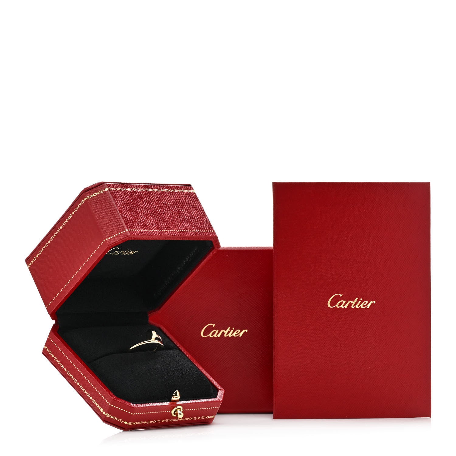 Cartier 18K Yellow Gold Small Juste Un Clou Ring 52 6 5 of 5