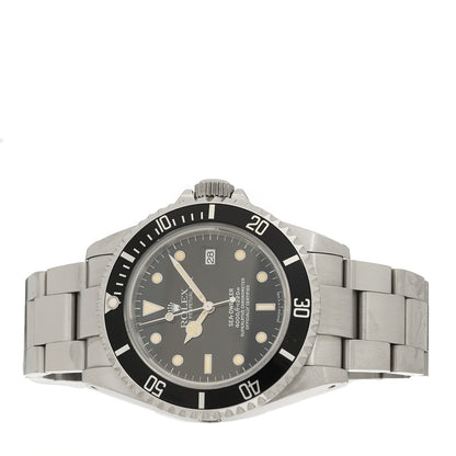 Rolex Stainless Steel 40mm Sea-Dweller Oyster Perpetual Watch Black 16600 2 of 4