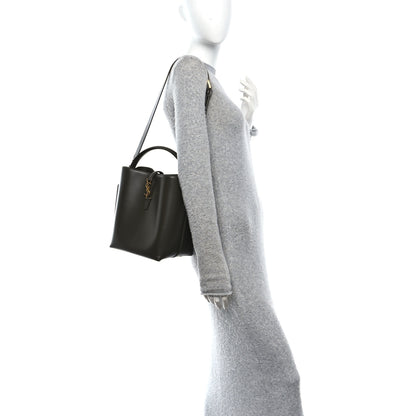 Saint Laurent Shiny Calfskin Le 37 Bucket Bag Arabica 2 of 11