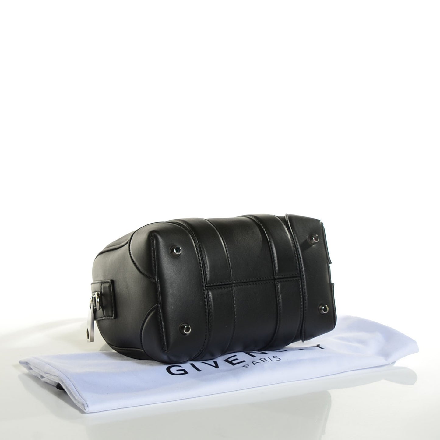 Calfskin Micro Lucrezia Satchel Black