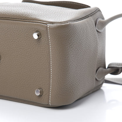 Hermes Taurillon Clemence Lindy 26 Etoupe 10 of 11