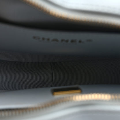 Chanel Lambskin Quilted Large CC In Love Heart Bag Light Blue 4 of 8
