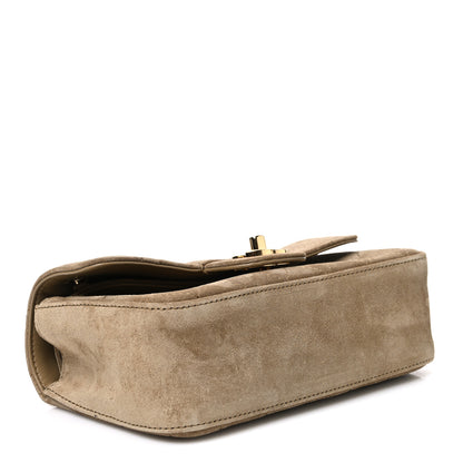 Chanel Suede Calfskin Mini Souplissimo Flap  Dark Beige 4 of 11