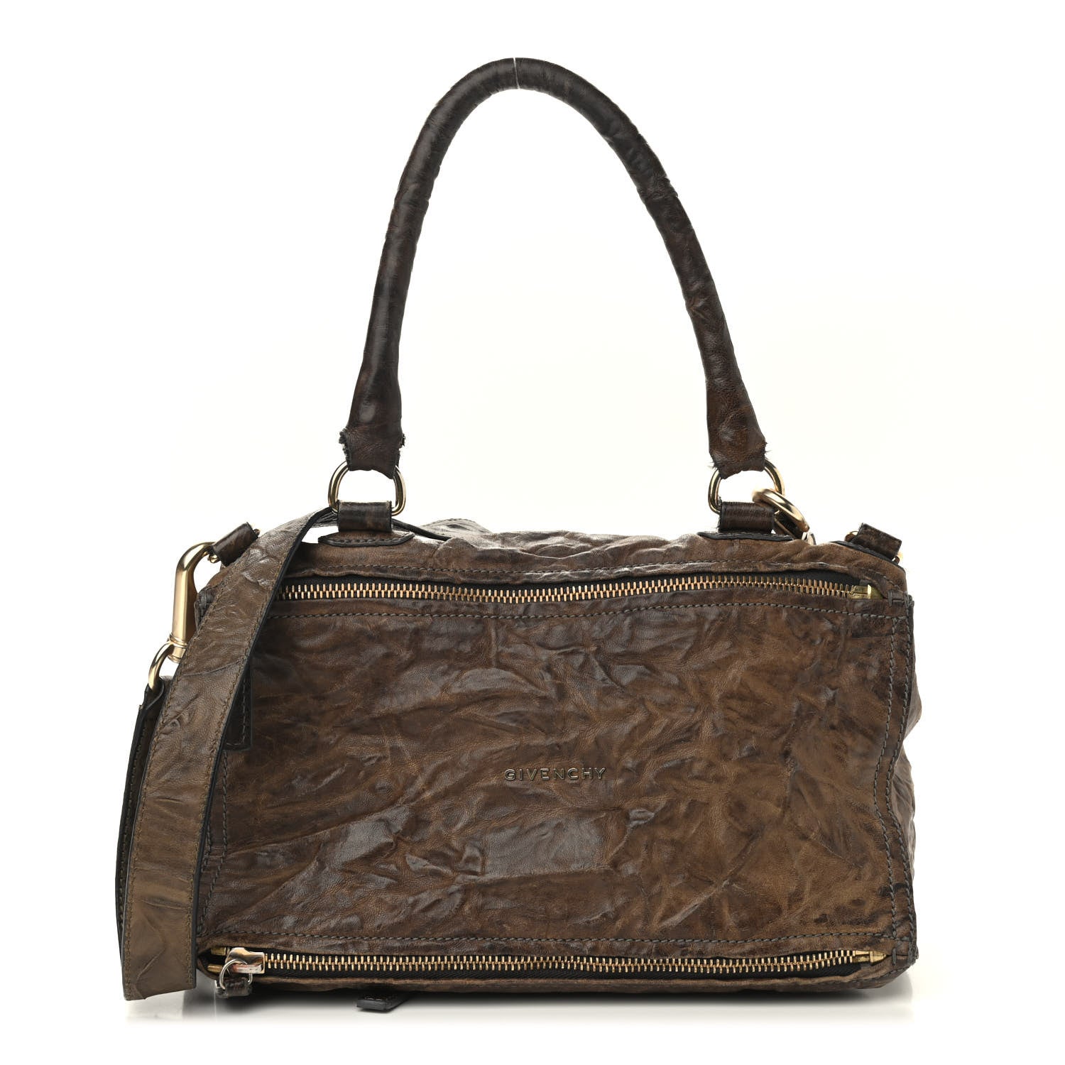Givenchy Tumbled Sheepskin Medium Pandora Brown 1 of 13