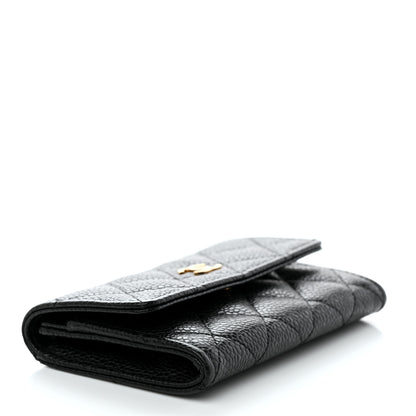 Chanel Caviar Quilted Flap Card Holder Black 4 of 9