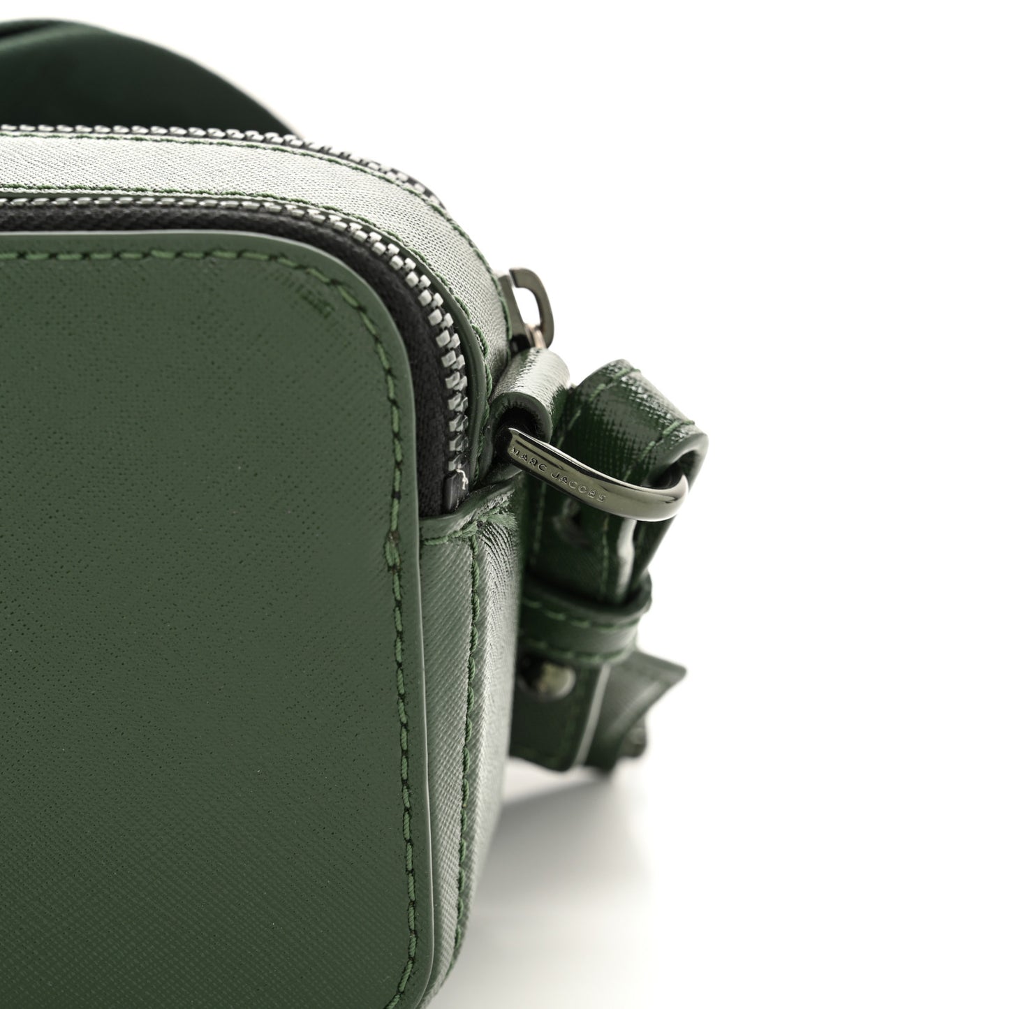 Saffiano Small Snapshot Camera Bag Olive Green