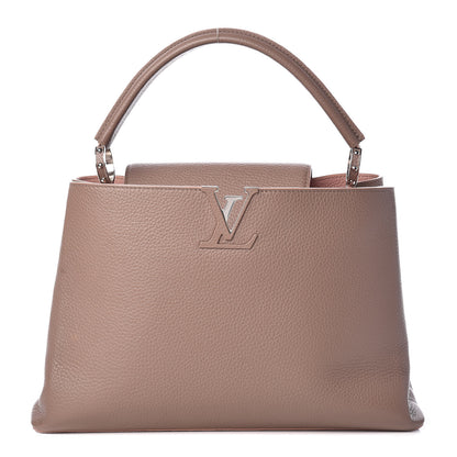 Louis Vuitton Taurillon Capucines MM Galet 1 of 9
