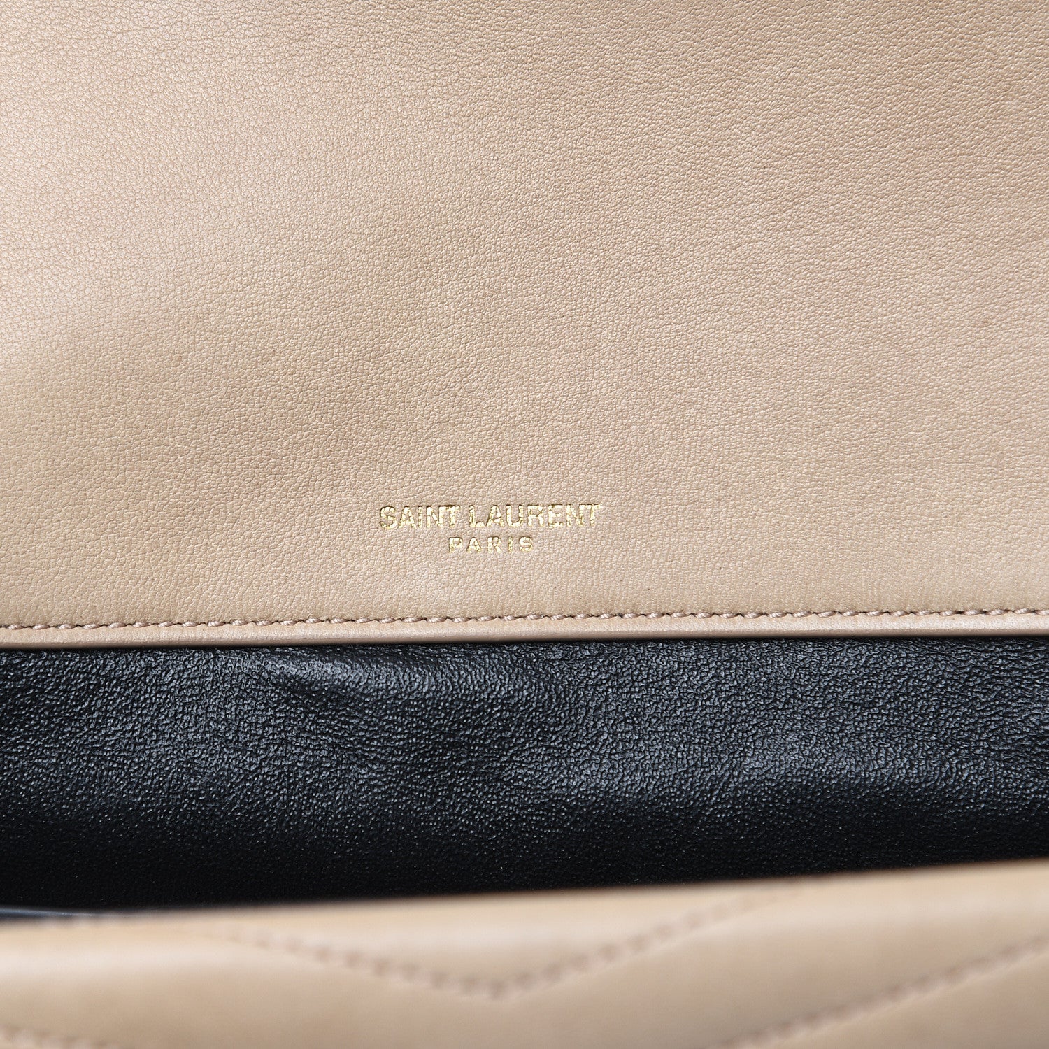Saint Laurent Lambskin Matelasse Chevron Monogram Medium Sulpice