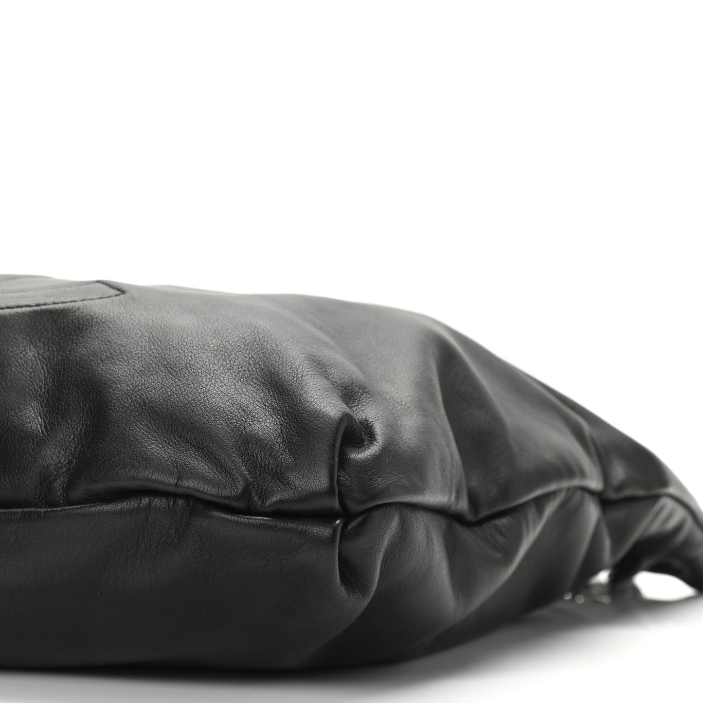 Lambskin Large Soft and Chain Hobo Black