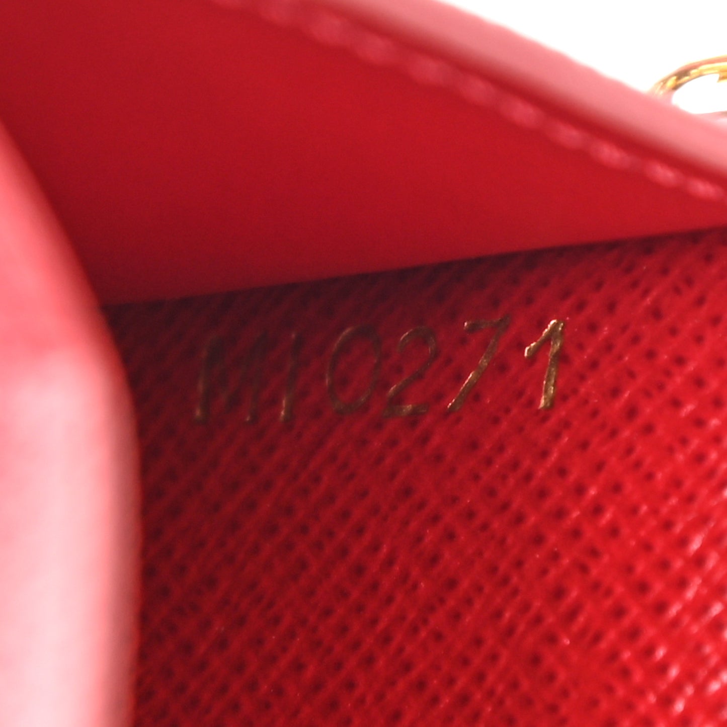 Damier Ebene Victorine Wallet Cherry