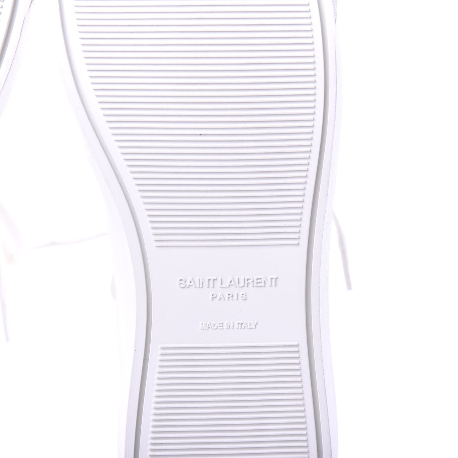 Saint Laurent Calfskin Andy Low Top Sneakers 39 Blanc Optique 8 of 9