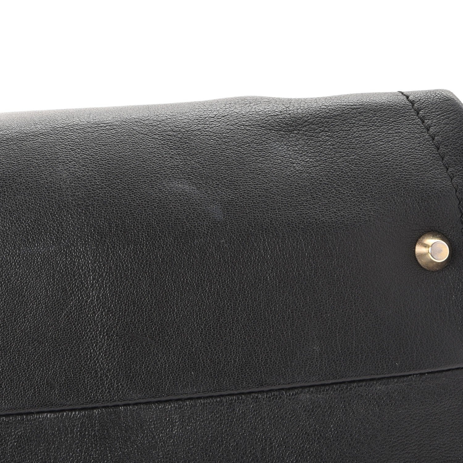 Lanvin Goatskin Trilogy Bowling Bag Black 12 of 16