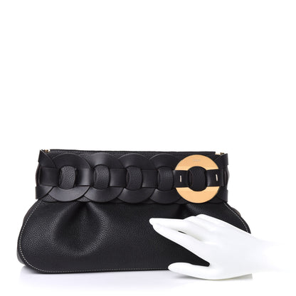 Chloe Grained Calfskin Darryl Clutch Black 7 of 31