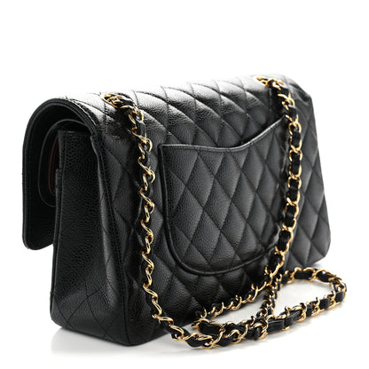 Chanel Caviar Quilted Medium Double Flap Black 3 of 11